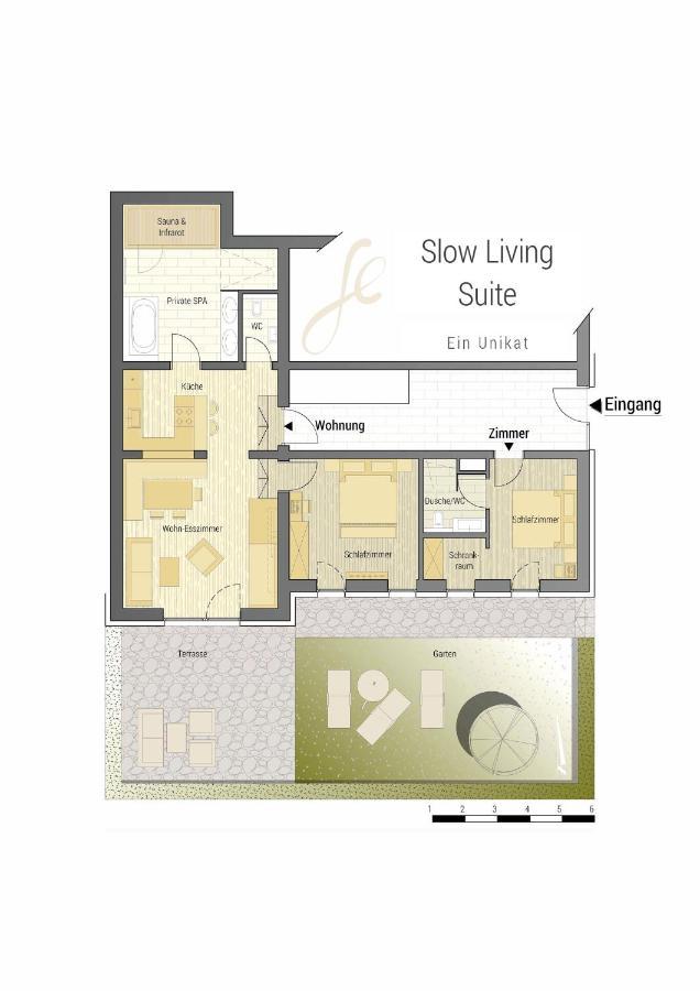 Slow Living Suite - Ferienwohnung Mit Privater Sauna & Garten Fiss Extérieur photo